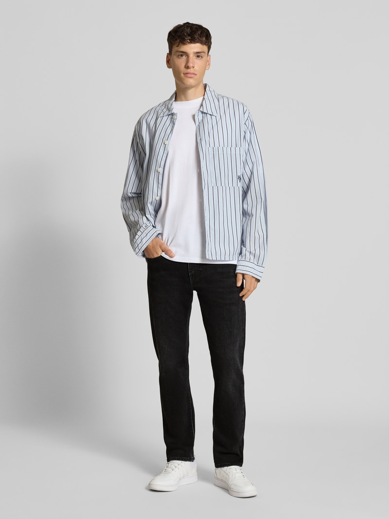 Levis Černé Jednoduché Džíny S Oděrkami Bavlna Lyocell 34/32 7AA