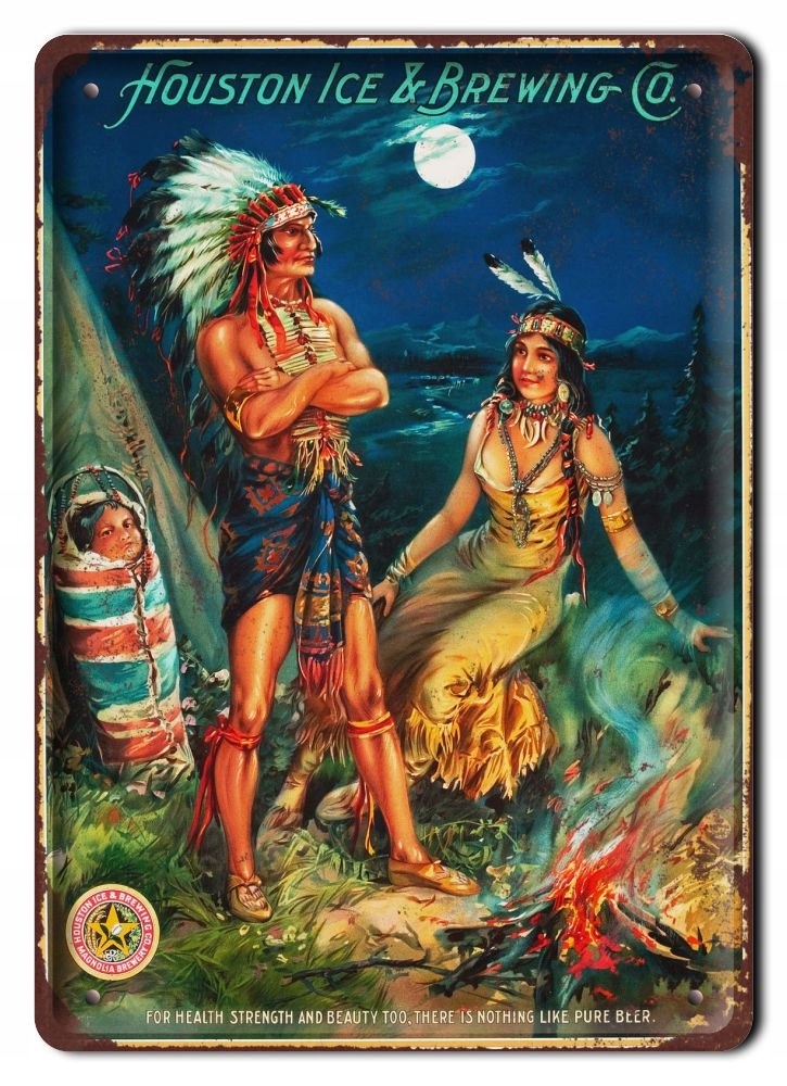 Piwo Plakat Metalowy Szyld Obrazek Retro #05093
