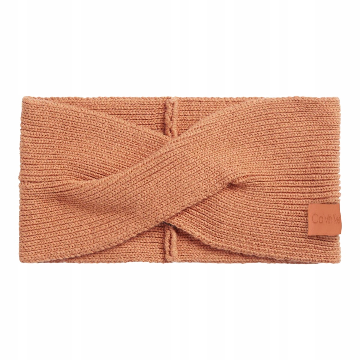 Calvin Klein Čelenka Essential Knit Rudá