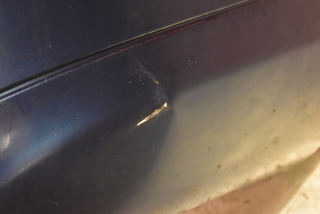 bumper rear part rear blue MERCEDES C-class W203 COUPE 00-04