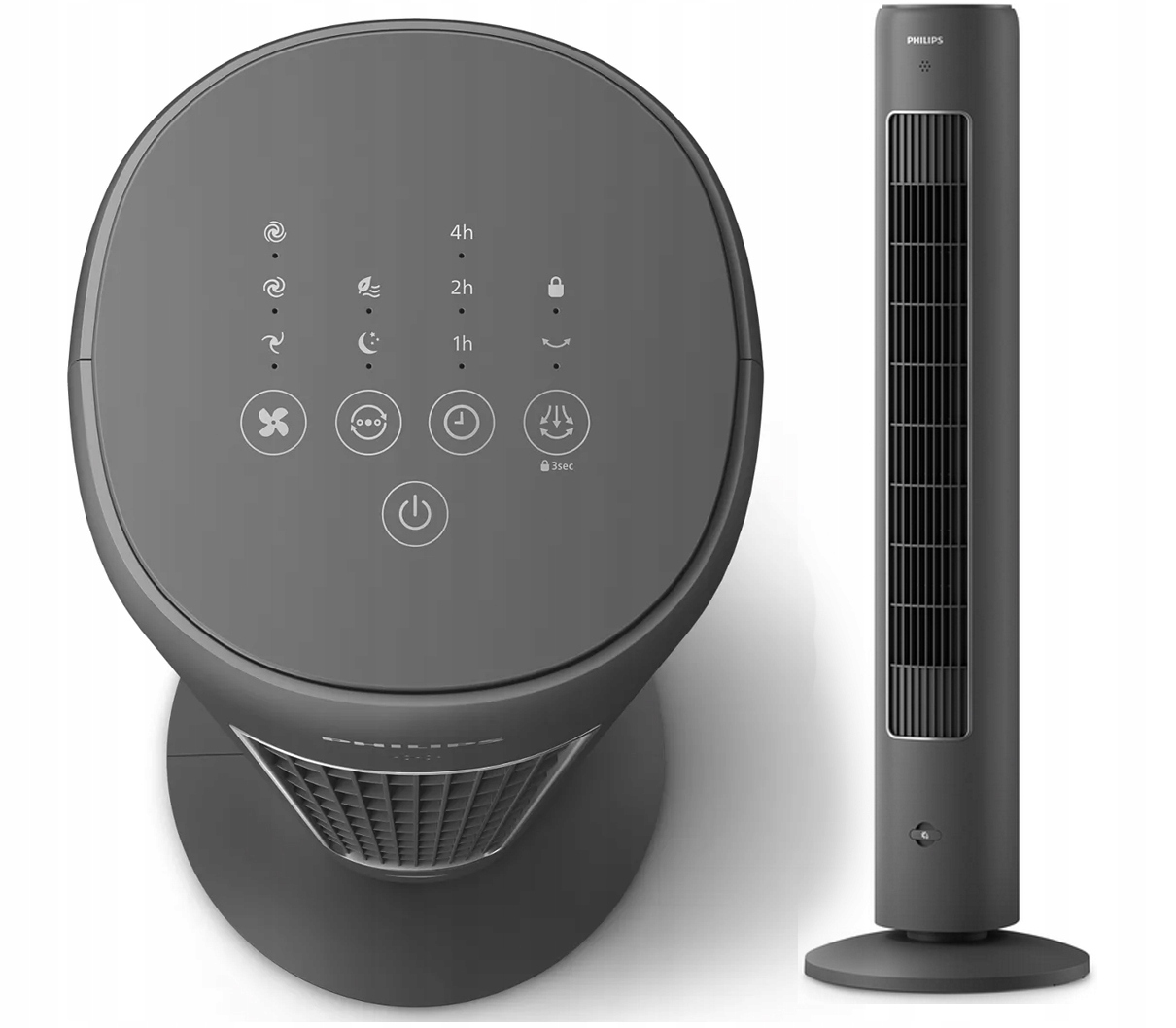 Sloupový ventilátor Philips 5000 CX5535/11 černý