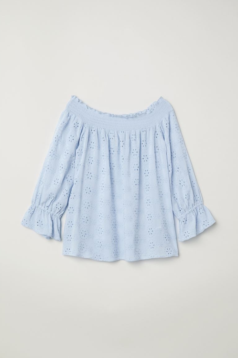 

bluzka z haftem angielskim H&m 38 M F68