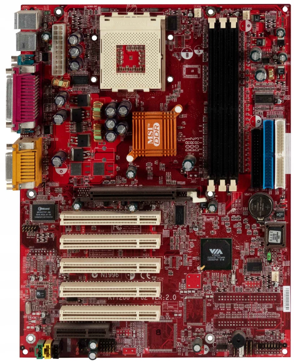 MSI K7T266 PRO2 VER. 2.0 MS-6380 s.462 DDR ATX