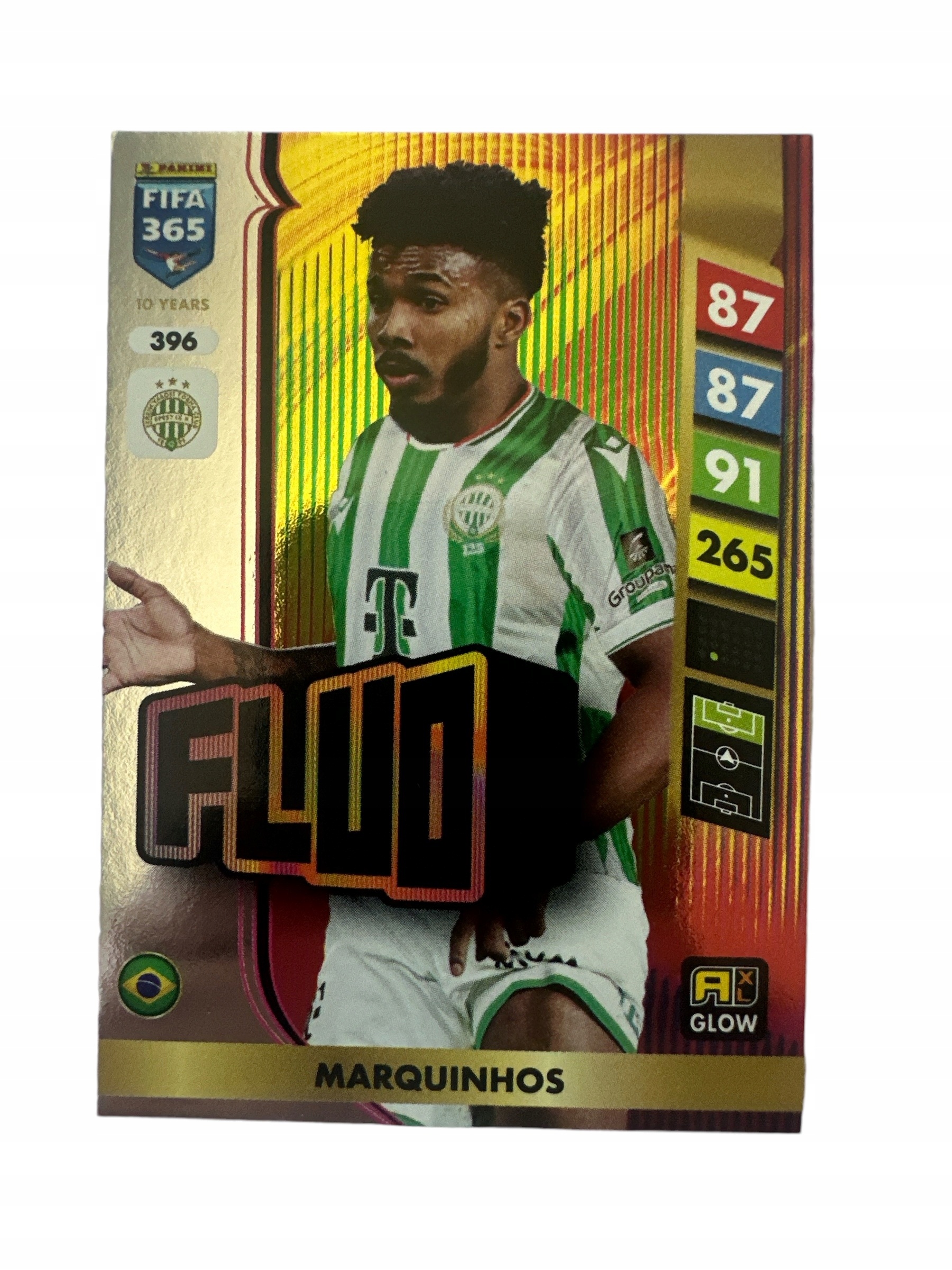 Fifa 365 2025 Adrenalyn XL Panini Glow Fluo Nr 396 Marquinhos