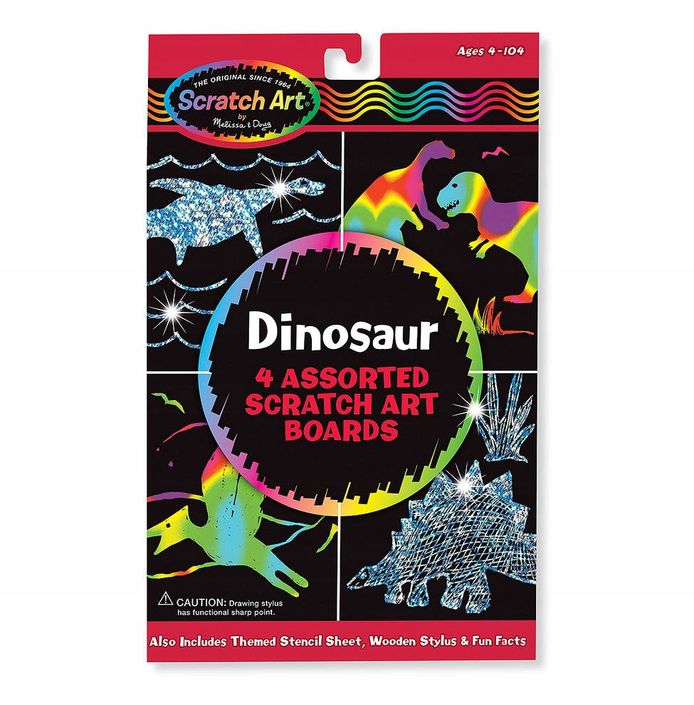 

Melissa & Doug Wydrapywanki Dinozaury