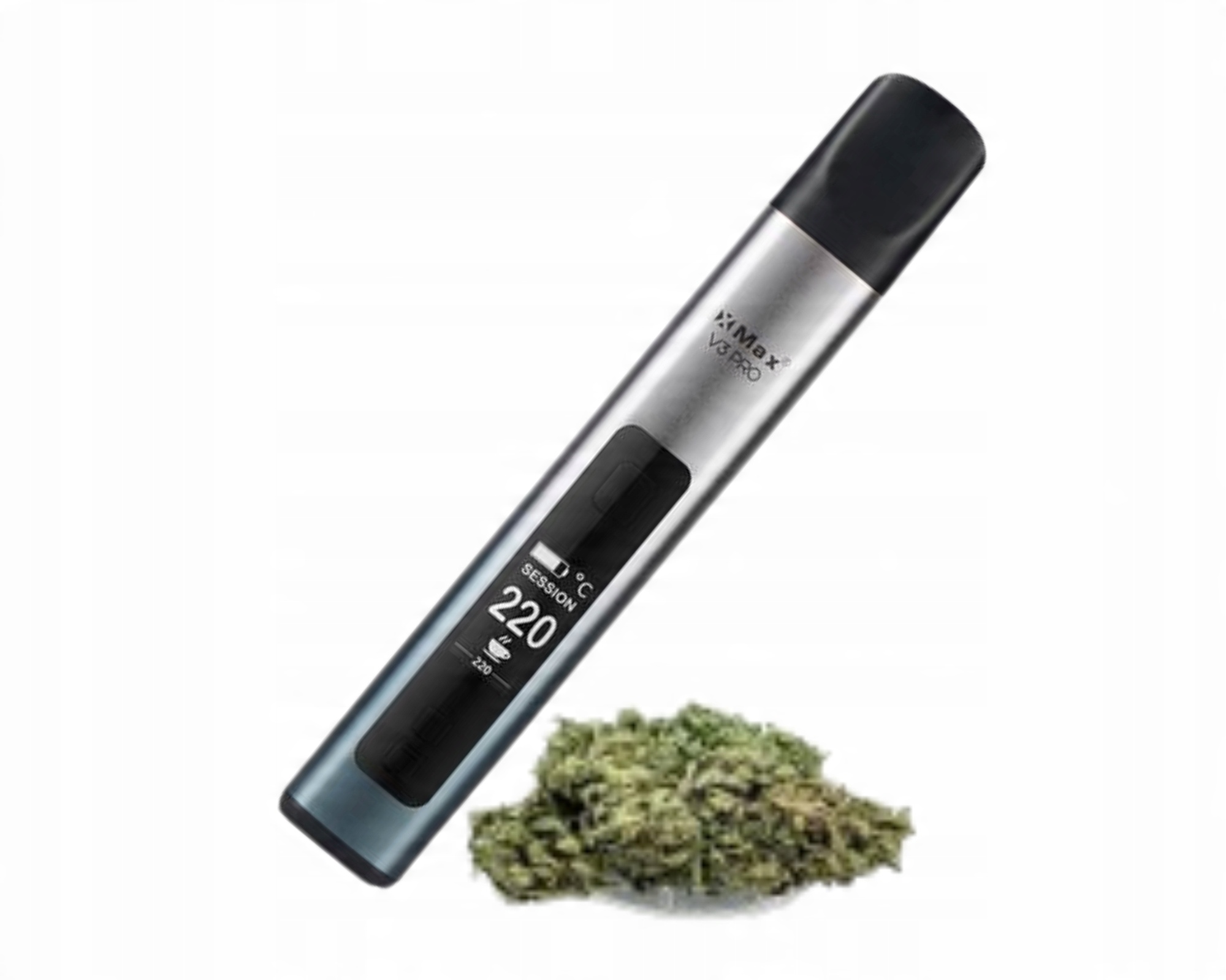 

X-max V3 Pro Vaporizer Cbd susz on-demand Srebrny