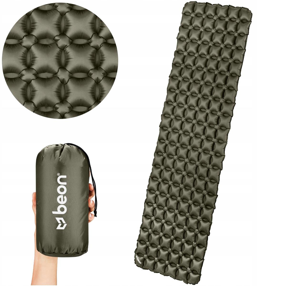 Mata Turystyczna Dmuchana Karimata Pompowana Do Spania Do Namiotu Lekka