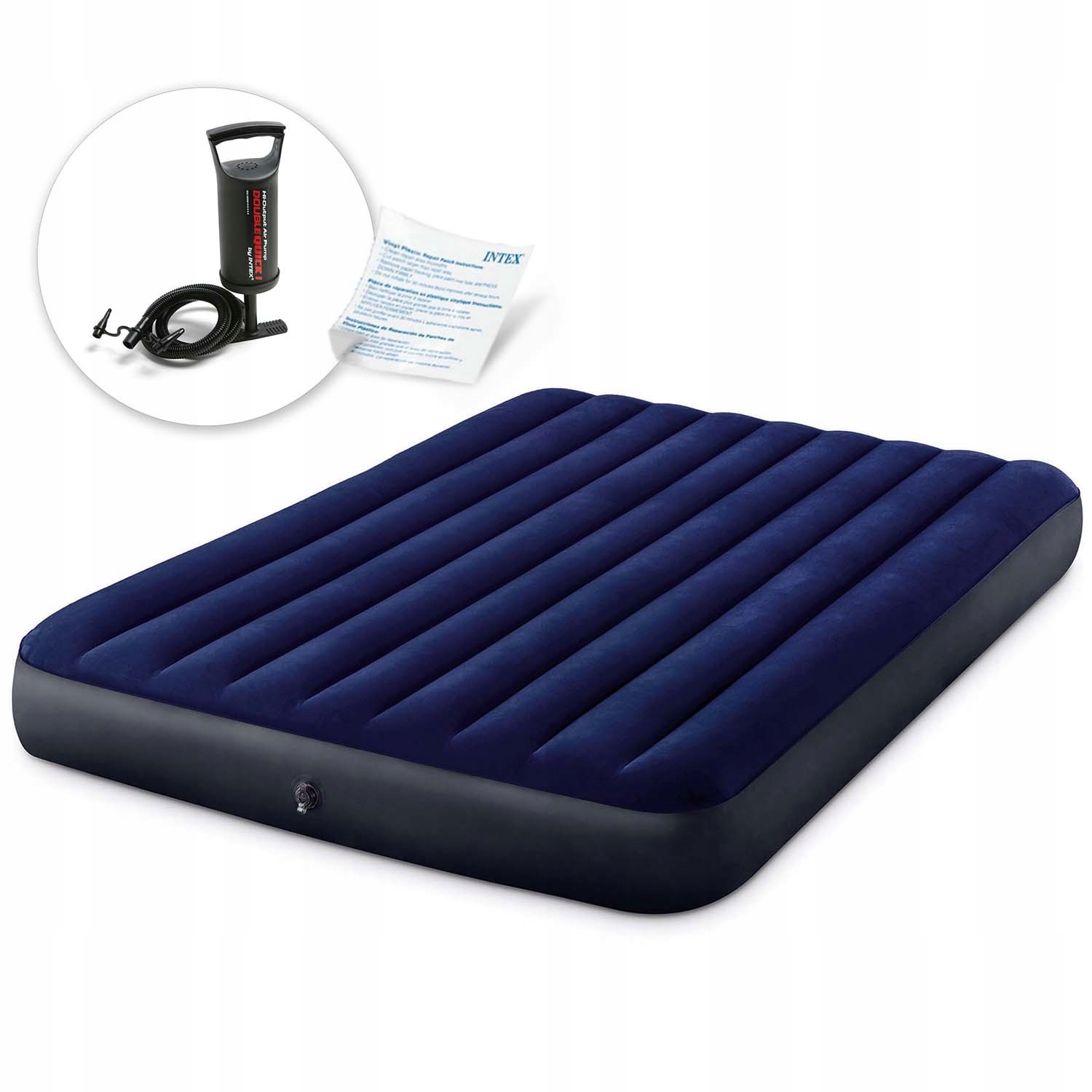 Matrace 203x152x25 CM S Pístovou Pumpou Intex 64759