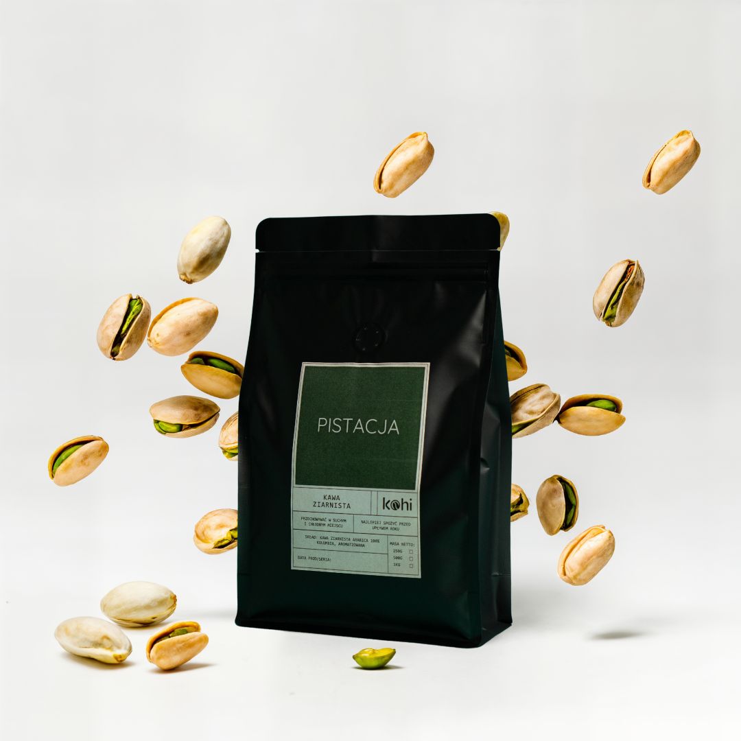 Levně Ochucená mletá Káva s pistáciemi 1kg Kohi Pistachi