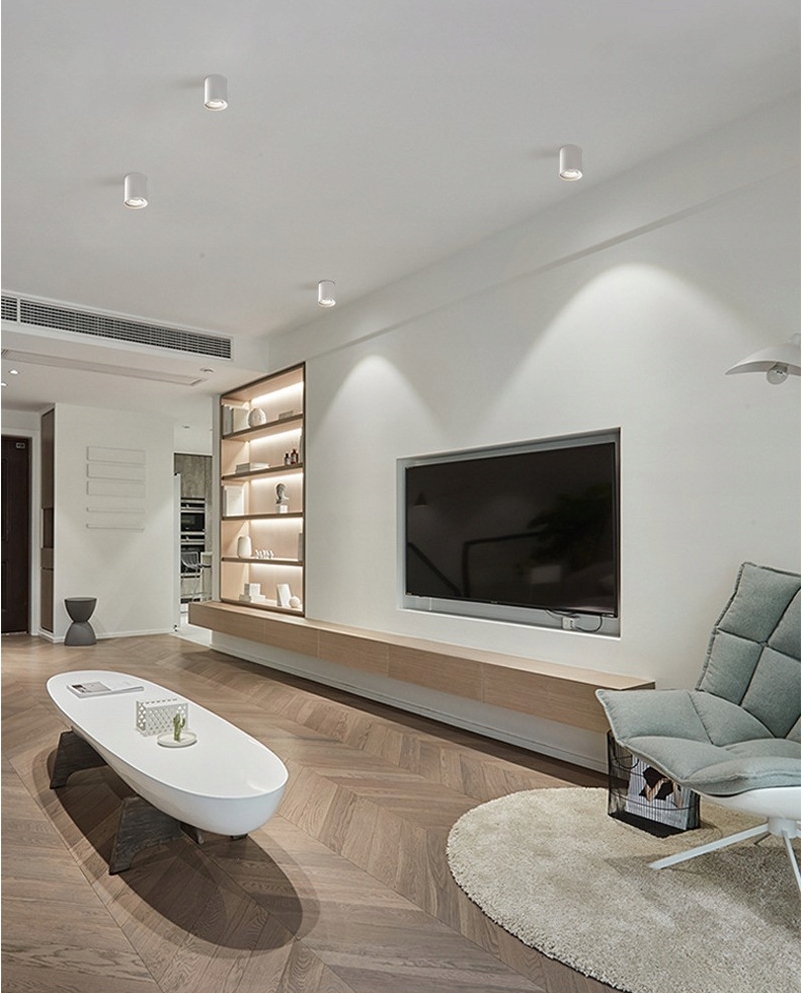 SPOT OPRAWA NATYNKOWA HALOGENOWA SUFITOWA tuba ruchoma GU10 10W żarówka LED Marka inna