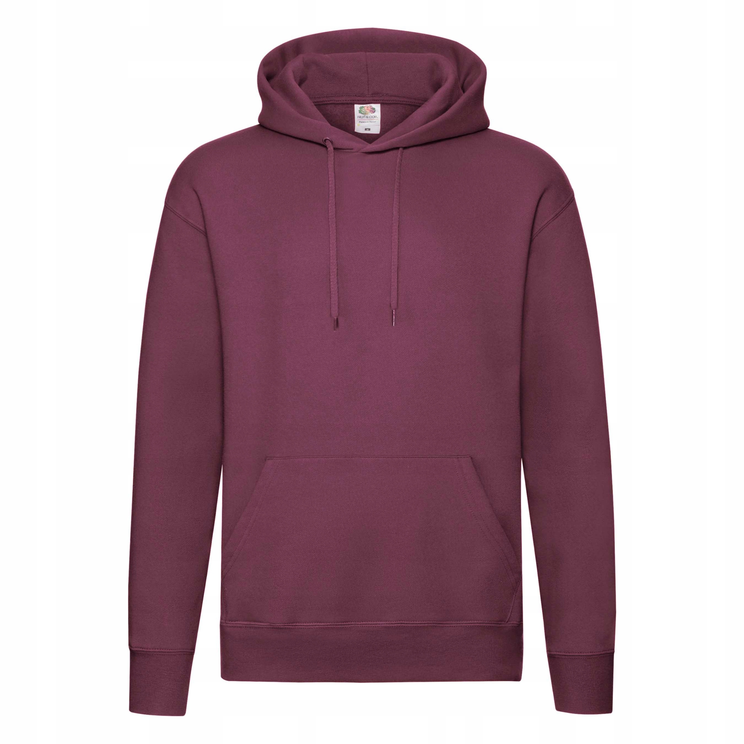 Pánská Mikina S Kapucí Hooded Sweat Burgundská vel. S