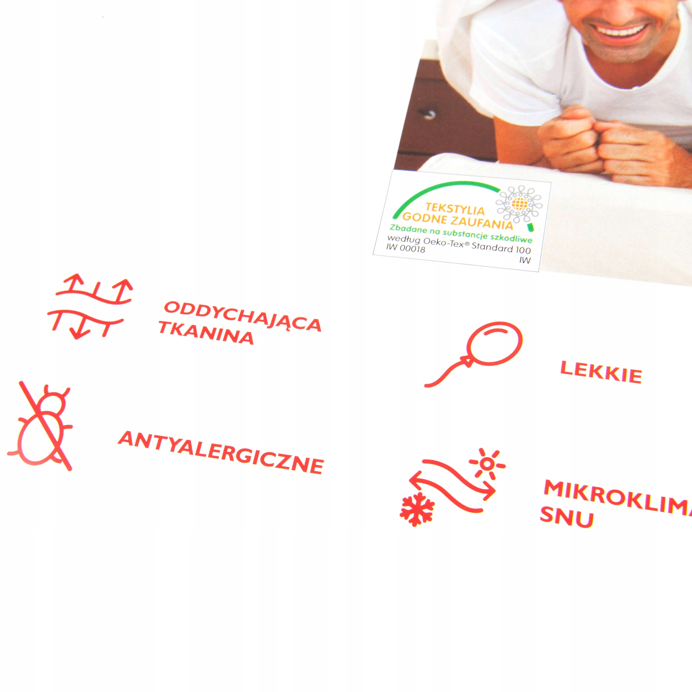 DWIE KOŁDRY letnia/zimowa + PODUSZKA 4 PORY 90x120 Materiał poszycia mikrofaza