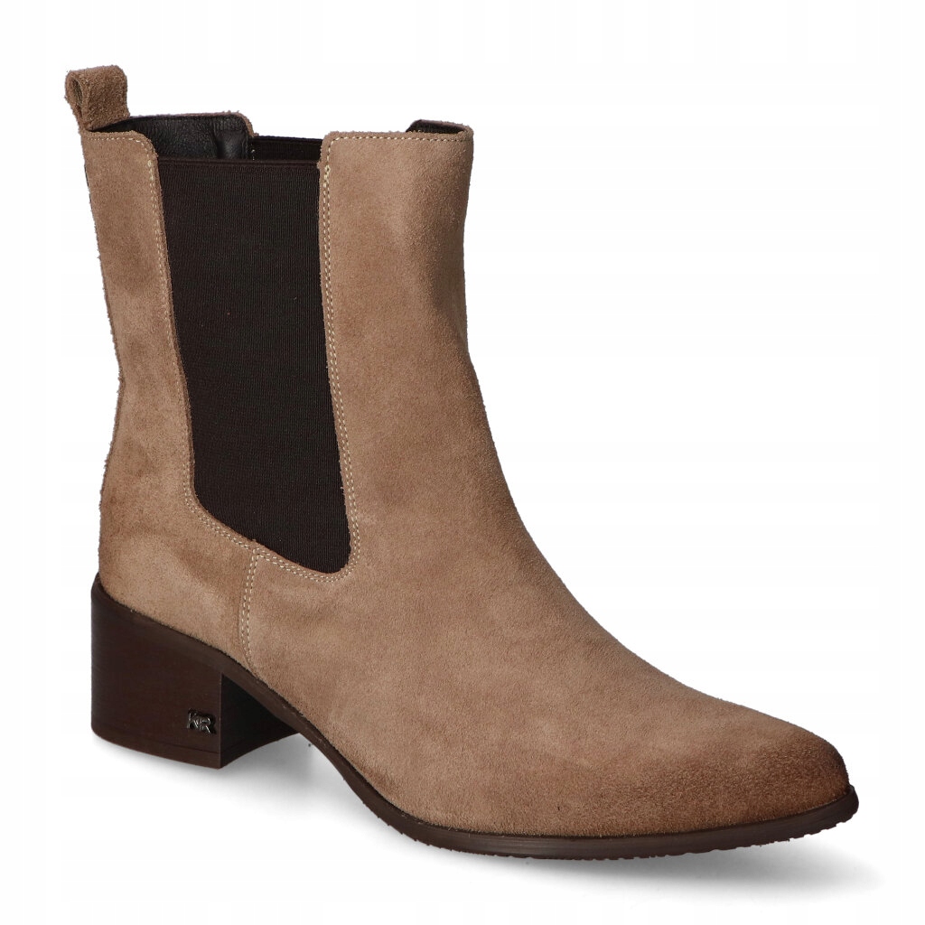 Kotníkové Kotníkové Boty Karino 5641/007-F béžové velurové, velikost 37