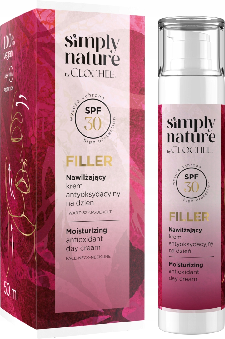 CLOCHEE_Simple Nature Antioxidační hydratační krém s ochranným faktorem SPF30