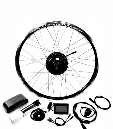 Silnik 350W w kole + zestaw akcesoriów KT do rower