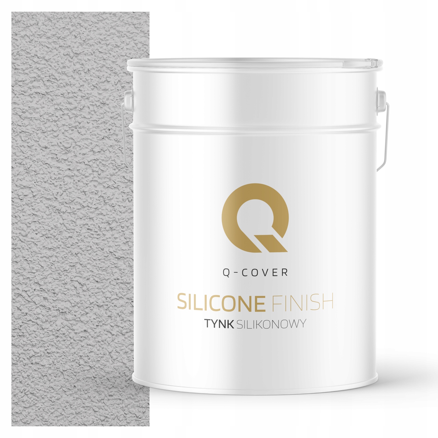 Silikonová Fasádní Omítka Šedá Světlá 15 Kg Beránek Granulace 1.5 mm F262