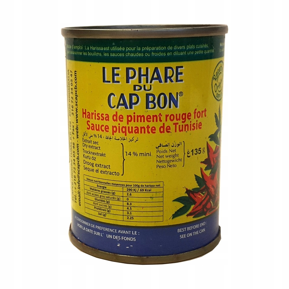 

[ko] Pasta Harissa z papryki ostrej 135 g 87%
