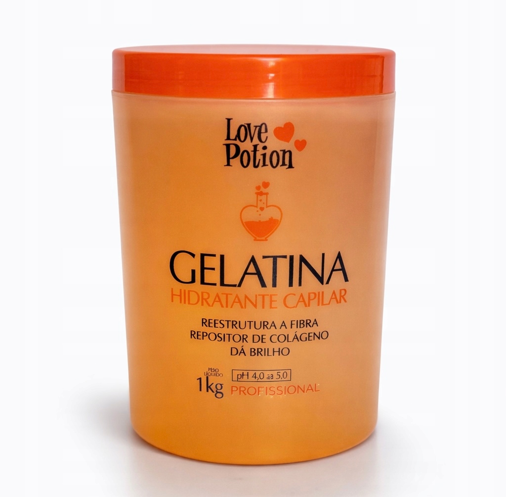 Želatina Love Potion Gelatina Hidratante Capilar 1KG
