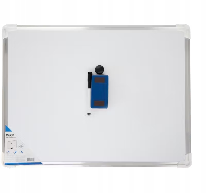 

Tablica magnetyczna biała 45x60 marker magnesy