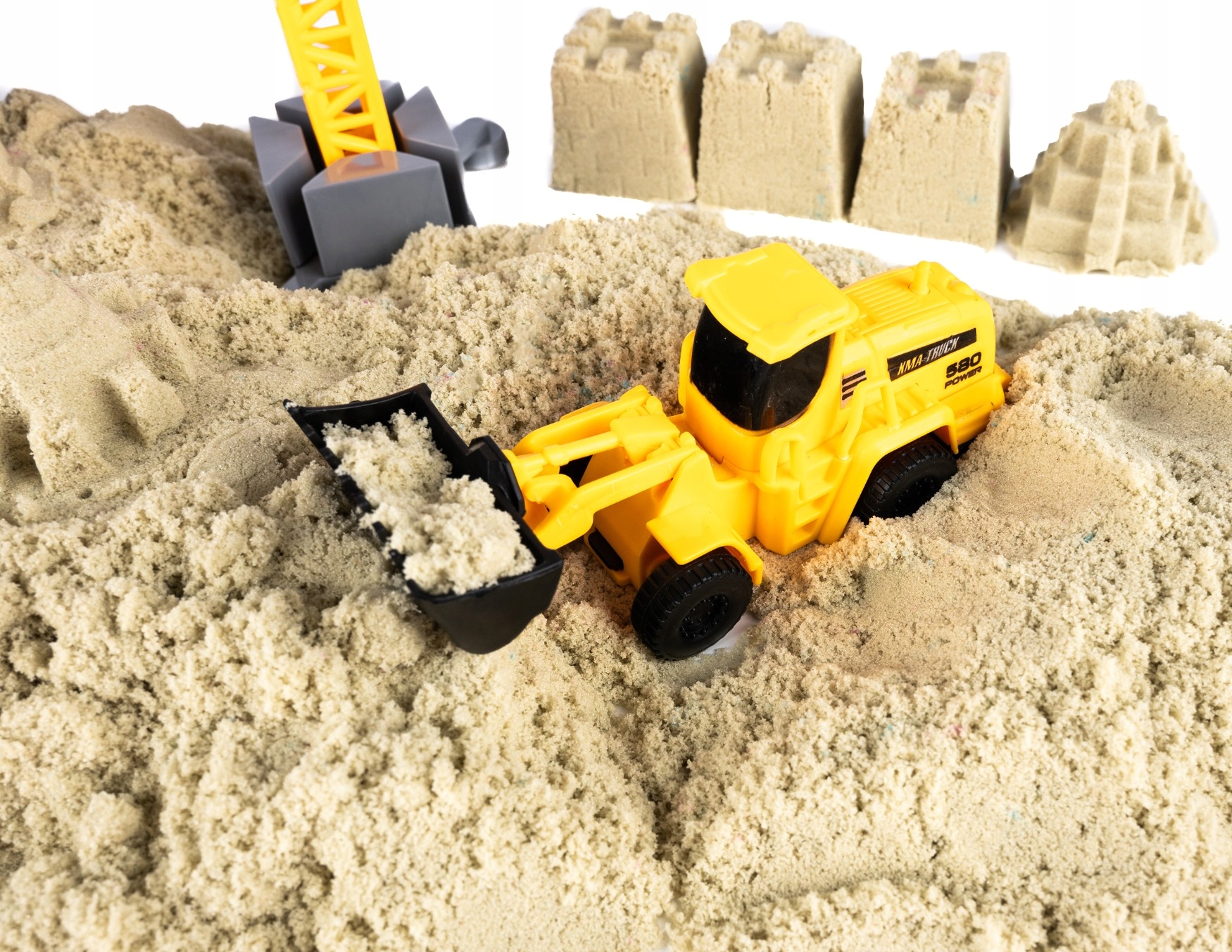 КІНЕТИЧНИЙ ПІСОК + ПІСОЧНИЦЯ БАСЕЙН 55x41 + ФОРМУВАЛЬНА МАШИНА КРАНА ЕКСКАВАТОР Марка Gotel