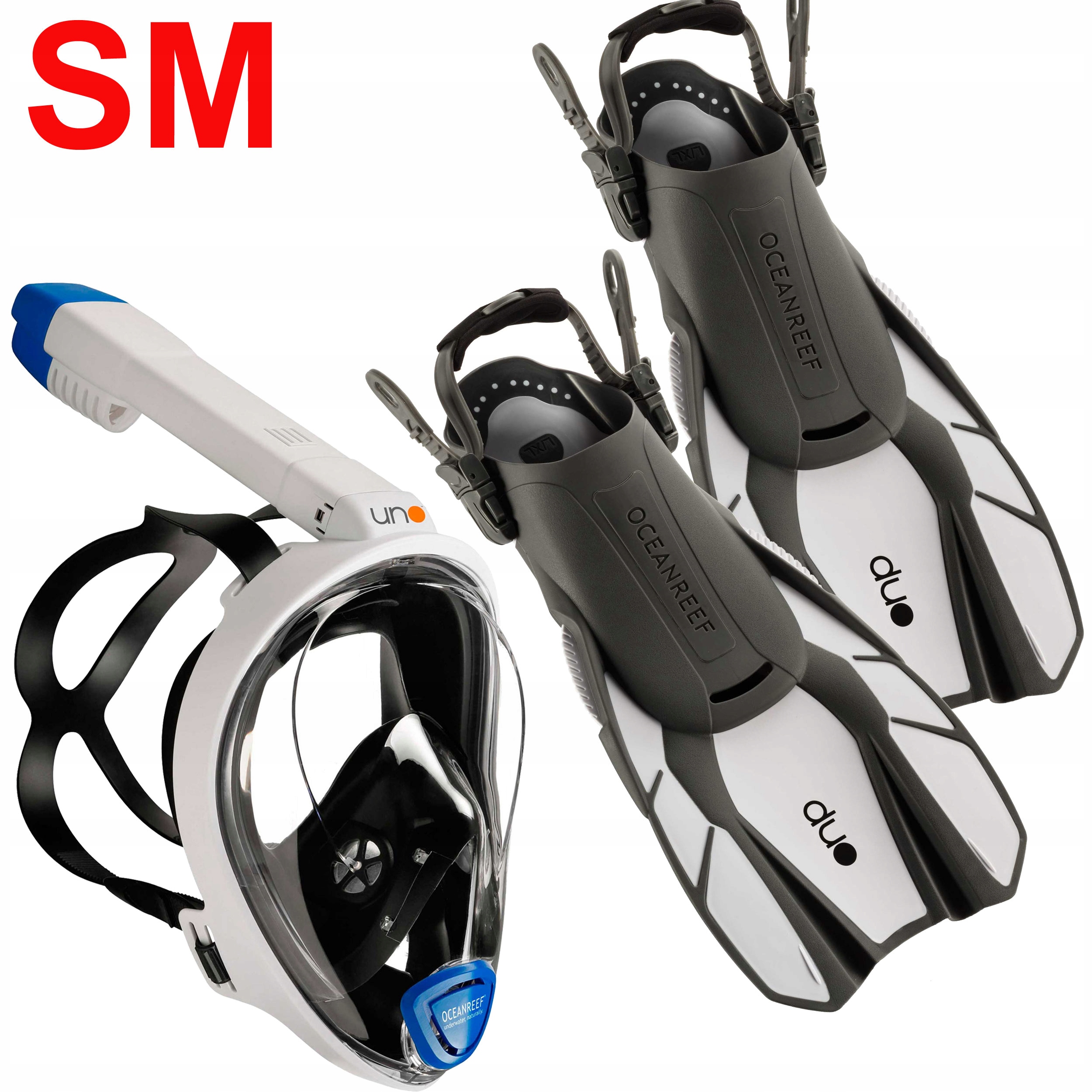 OCEAN REEF MASKA PEŁNOTWARZOWA ARIA UNO PŁETWY DUO