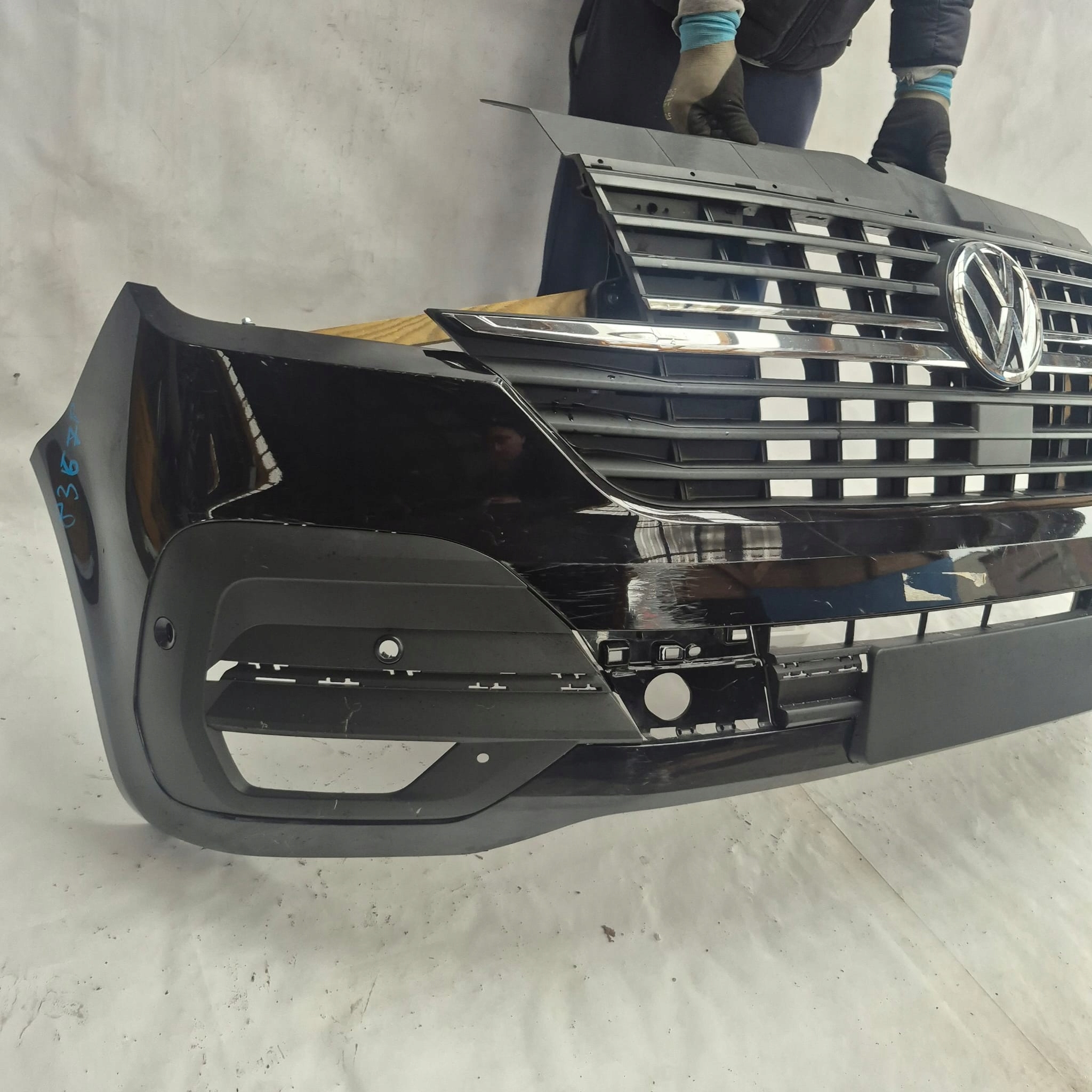 VW T6.1 T6 LIFT 19-24 bumper front front grill 7LA807221A