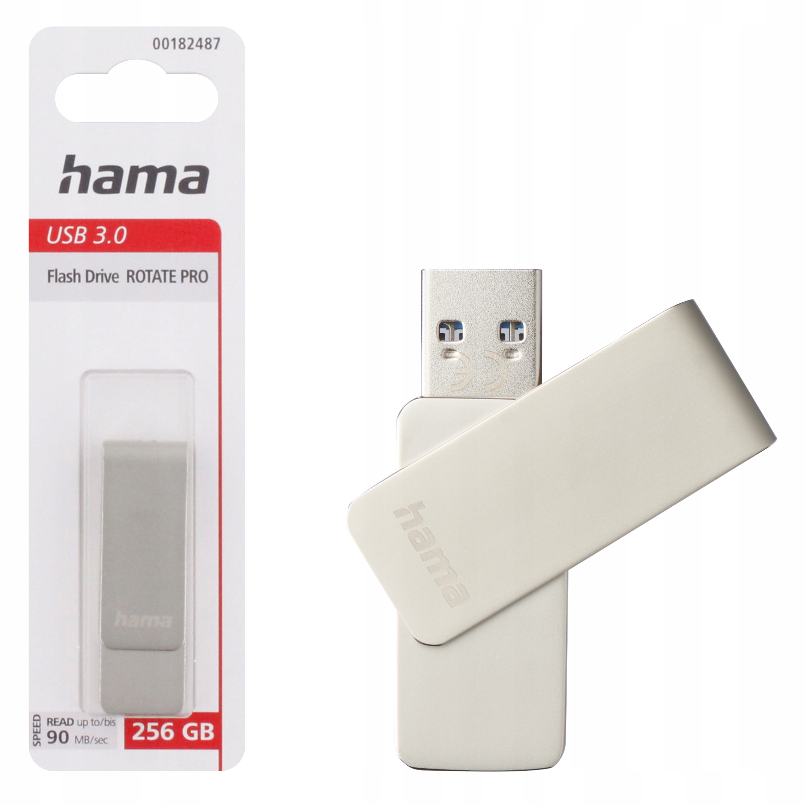 Hama pamięć Usb A Usb 3.0 256 Gb 100 MB/s szybki Pendrive Dysk Przenośny