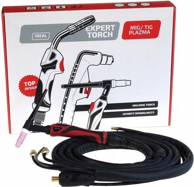 ЗВАРЮВАЛЬНИЙ ПАЛЬНИК TIG 18 8M DX50 IDEAL