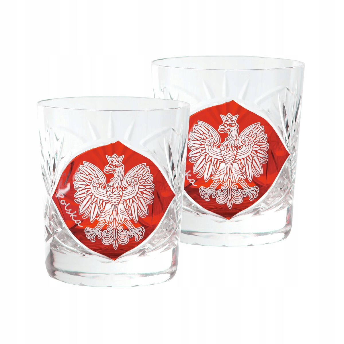 

Kryształowe szklanki do whisky 2szt Grawer Polska