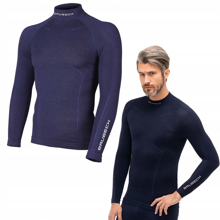 Termoaktywna bielizna męska Brubeck Extreme Wool ciepła bluza merino L