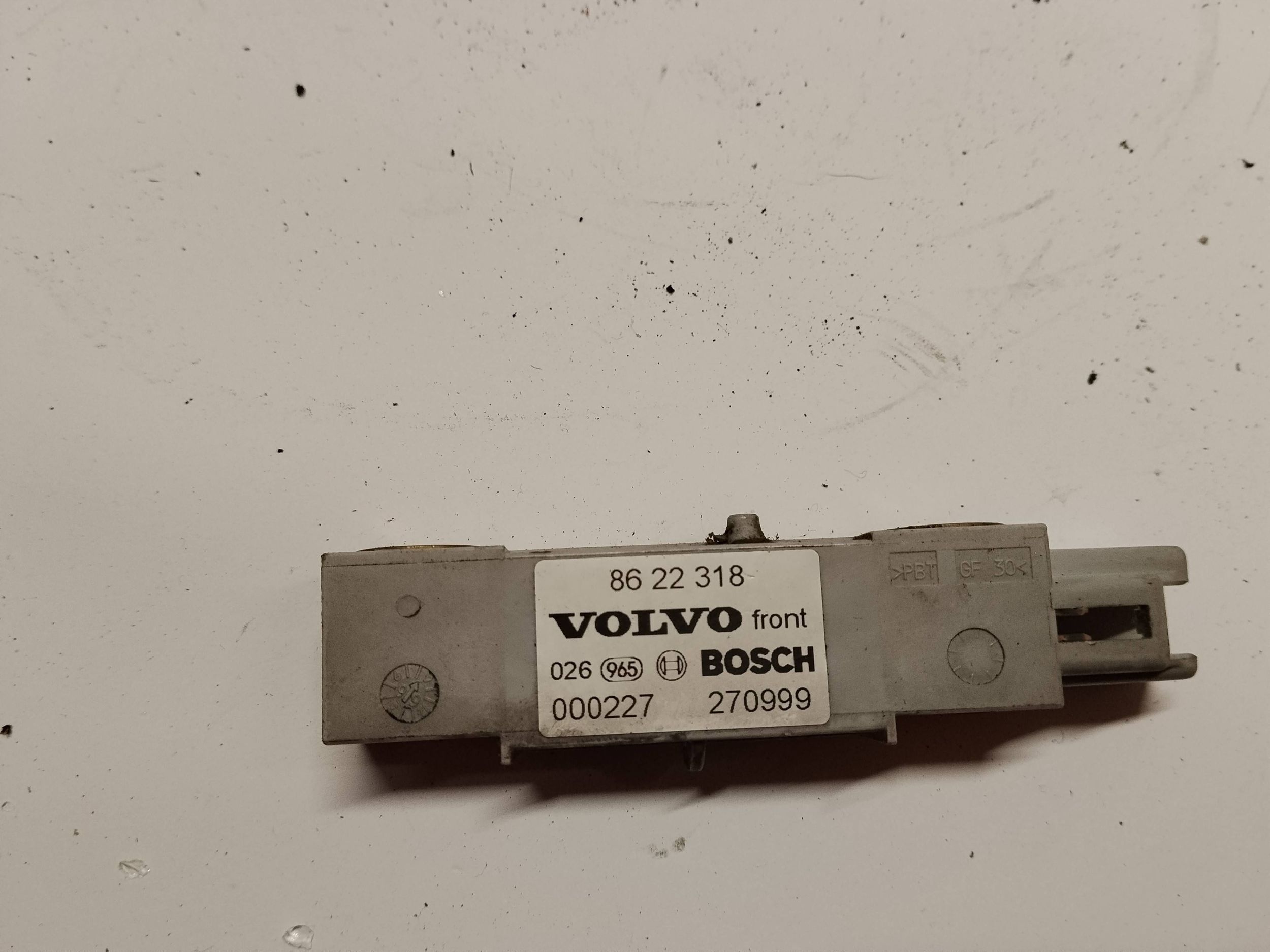 Sensor zderzeniowy (airbag) Volvo S80 8622318