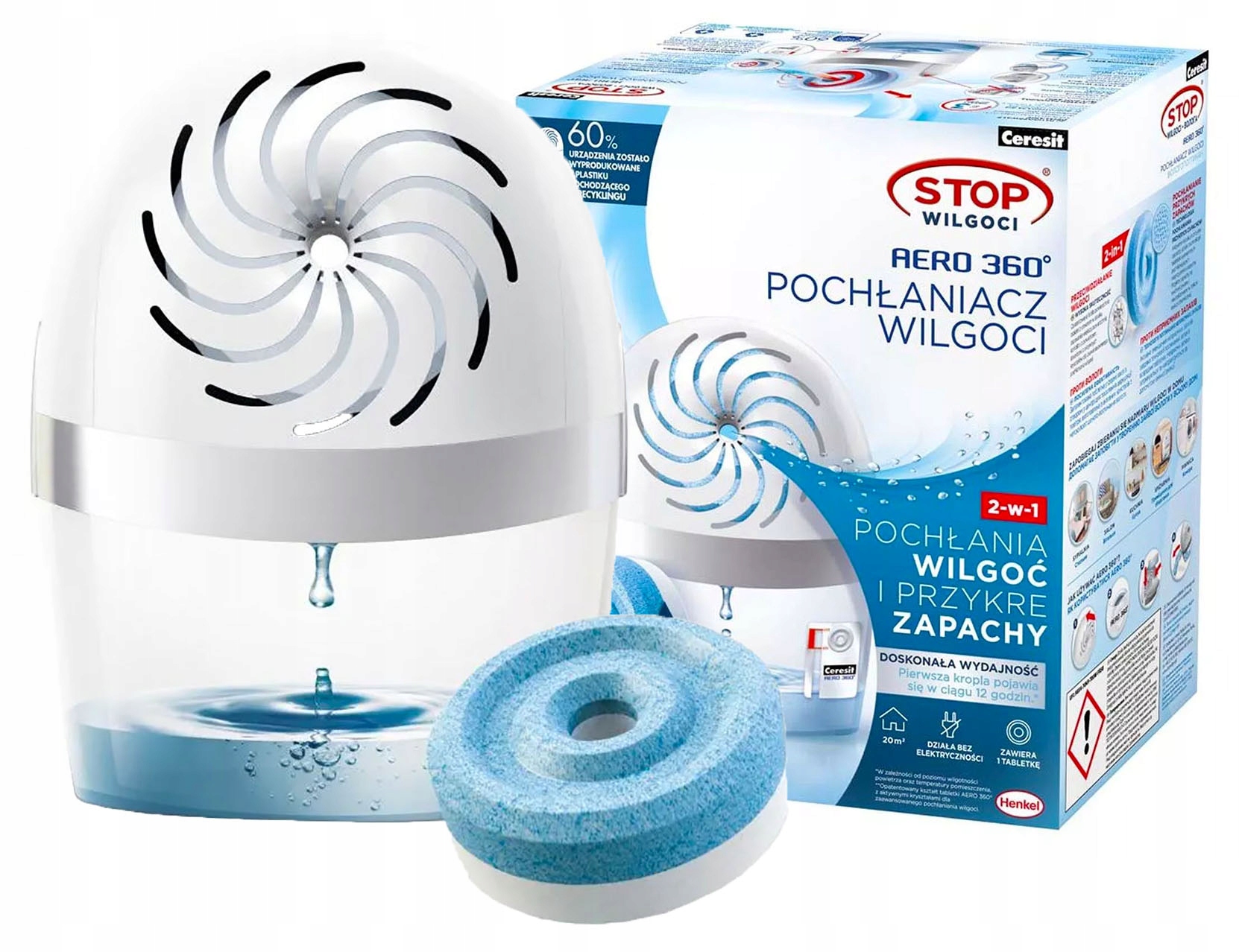 

Ceresit Aero 360 Pochłaniacz wilgoci urzadzenie