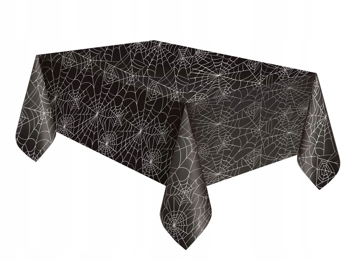 

Obrus czarny Sieć Pajęcza 137x213 cm Halloween