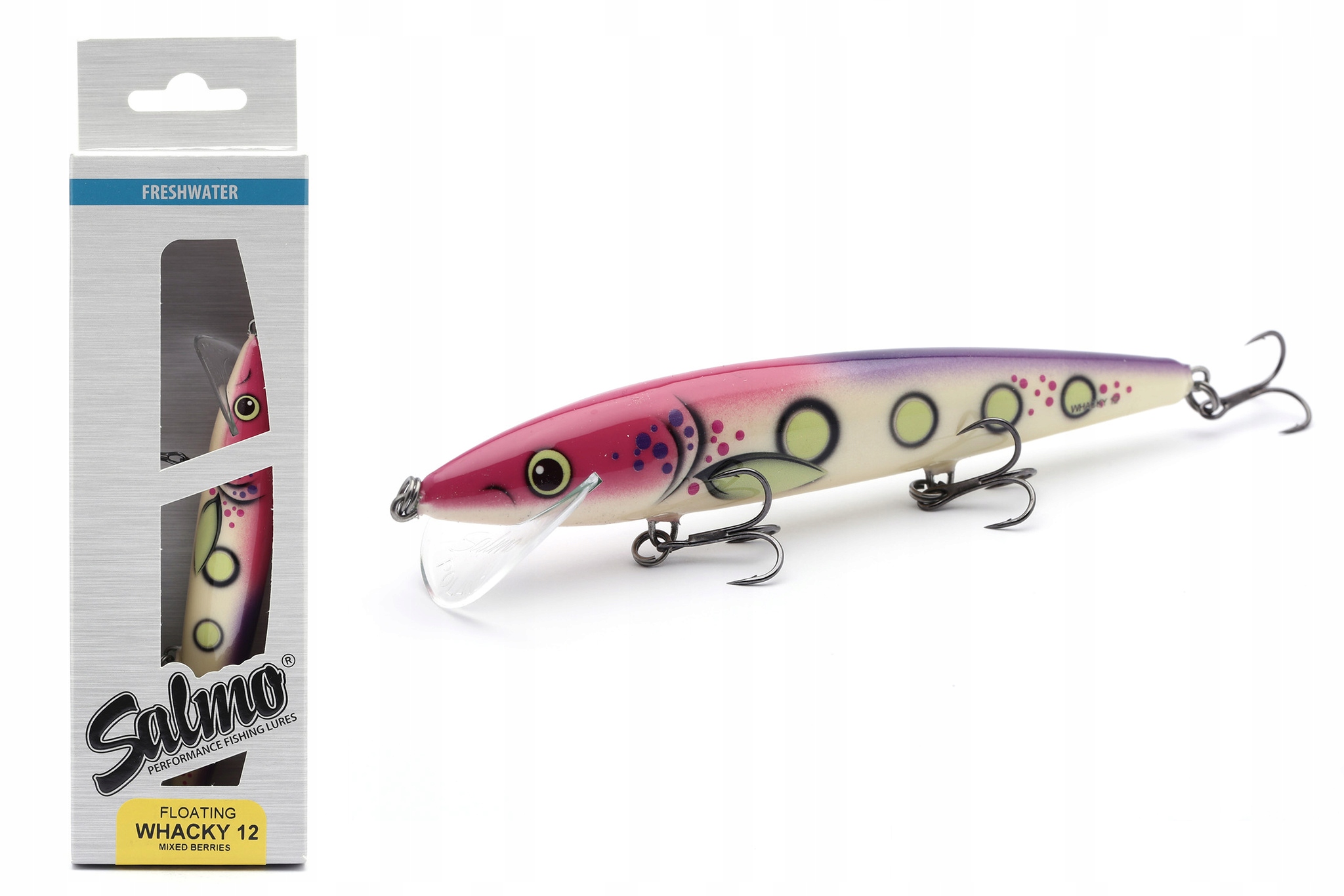 Wobler Salmo Whacky Floating 12cm Mixed Berries