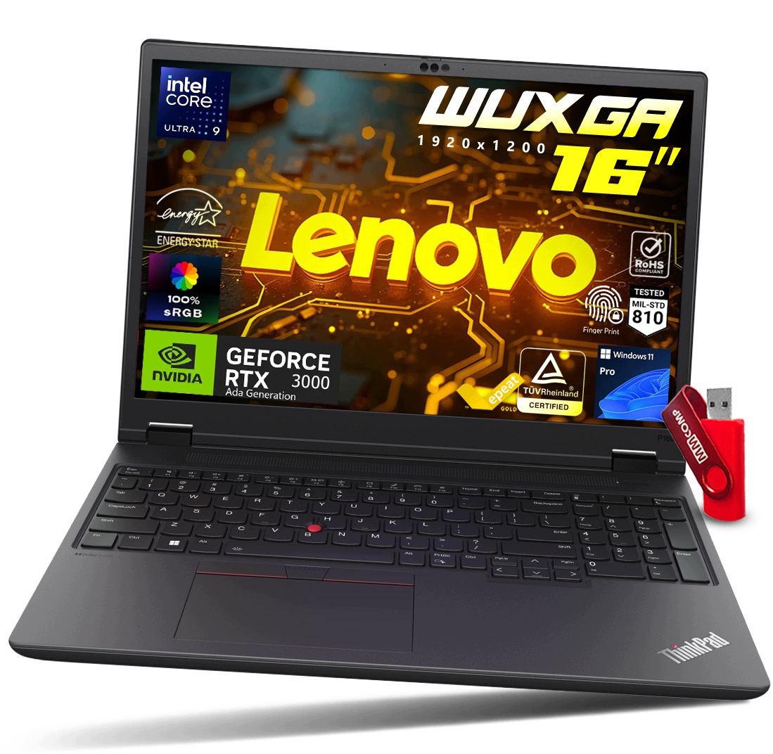 Laptop Lenovo ThinkPad P16v G2 Core U9 185H 16GB 1TB Ssd Wuxga Ips Do Pracy