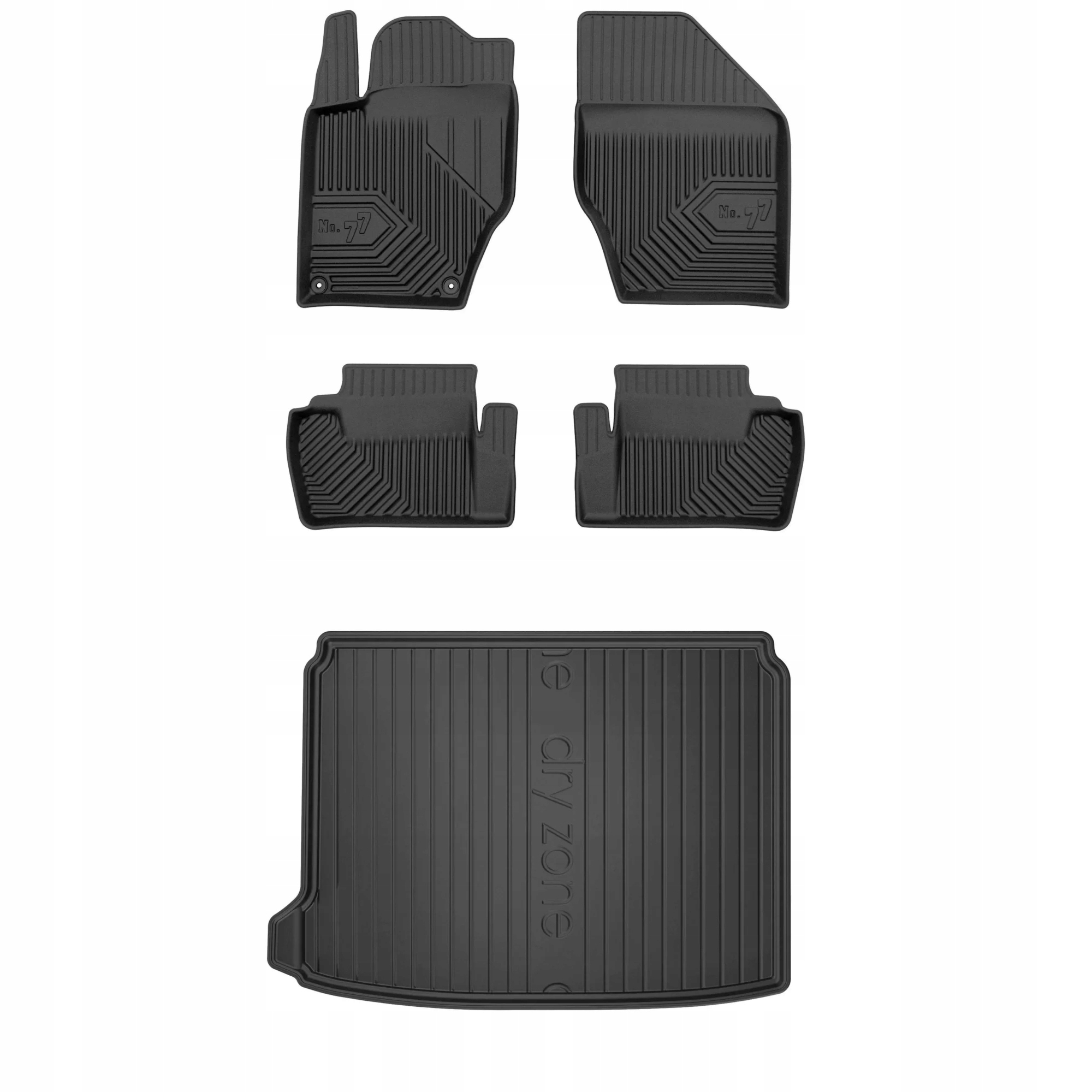 Gumová sada kobercov a rohoží Citroen DS4 2011-2015