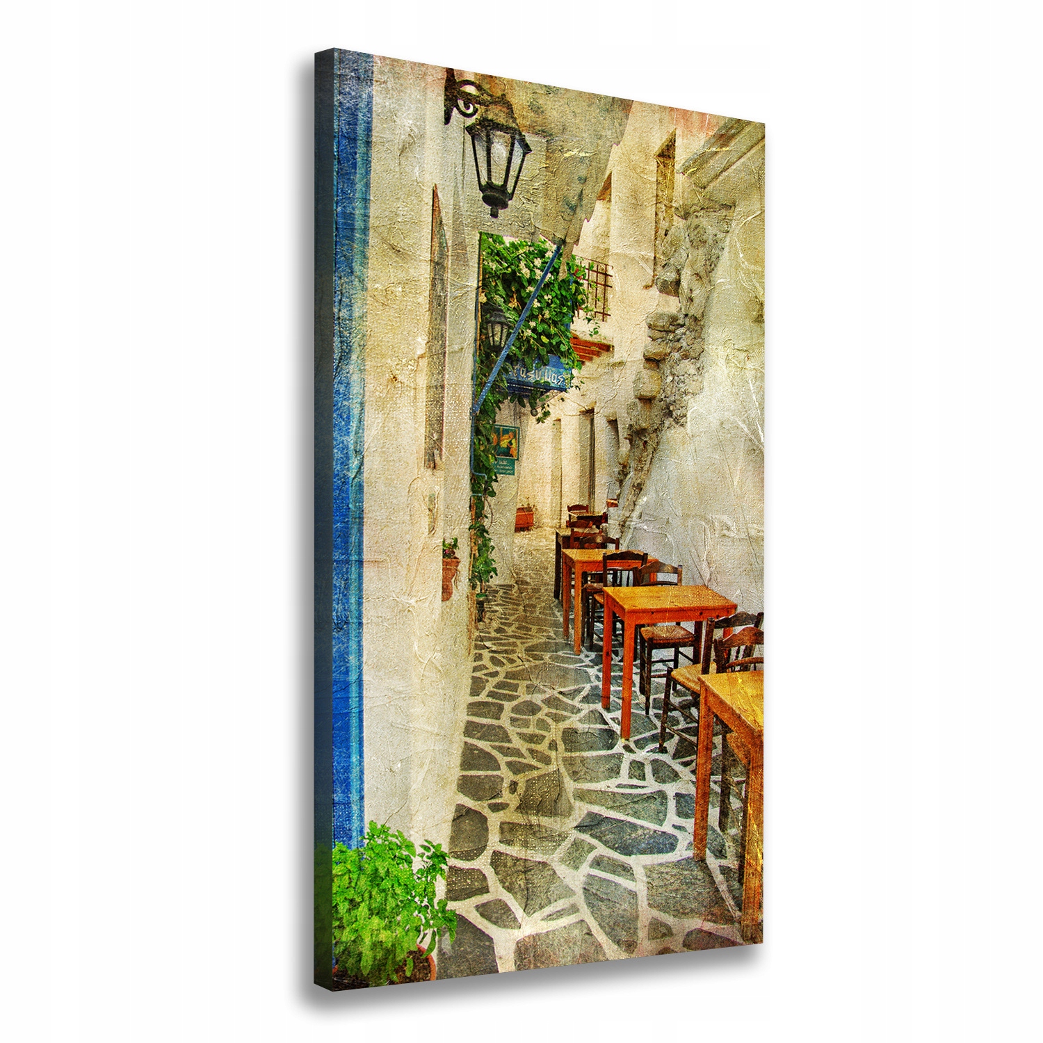 

Foto obraz na płótnie Greckie tawerny 70x140 cm