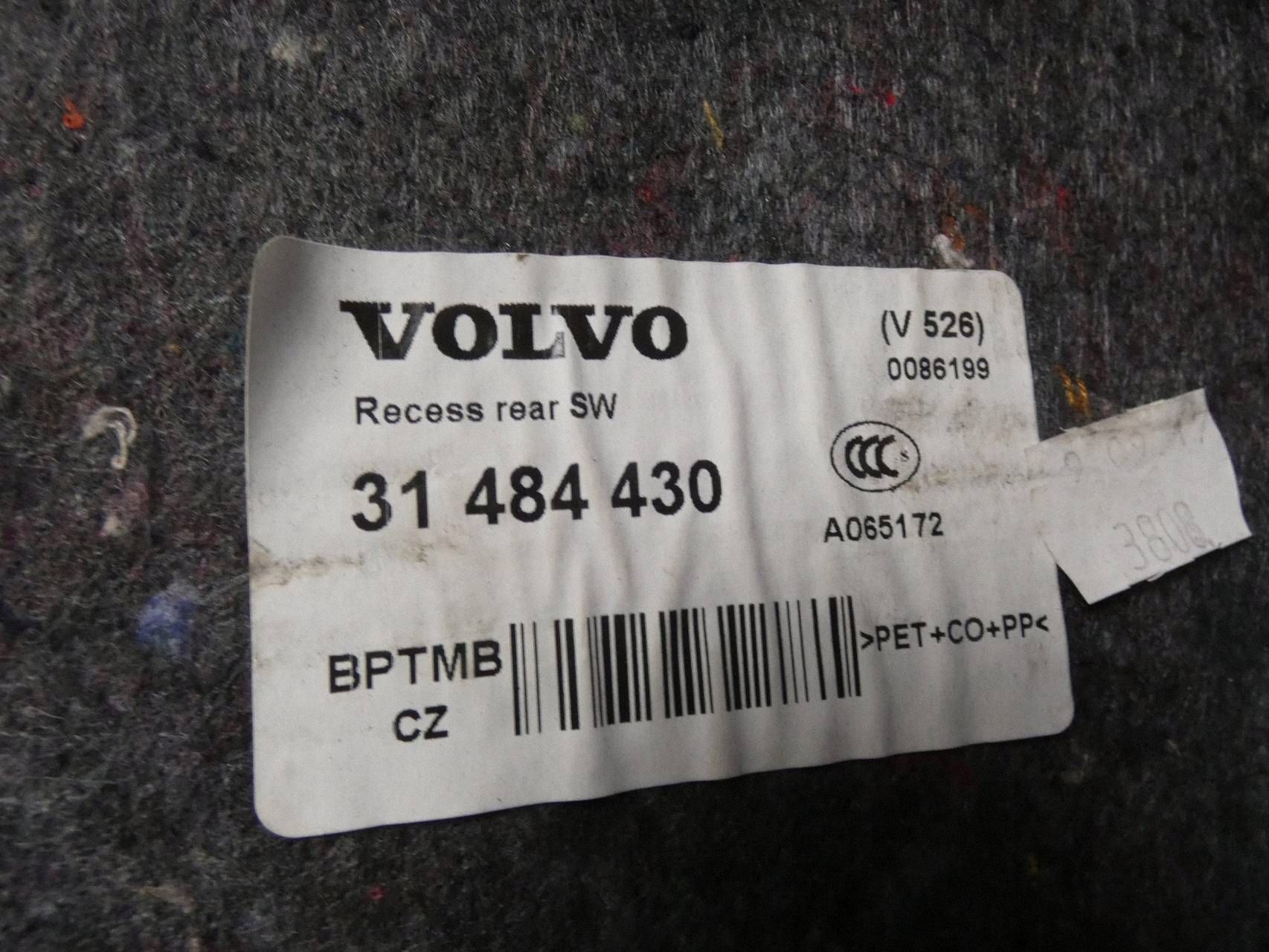 VOLVO XC90 II floor boot mats rear part WKLAD passenger compartment