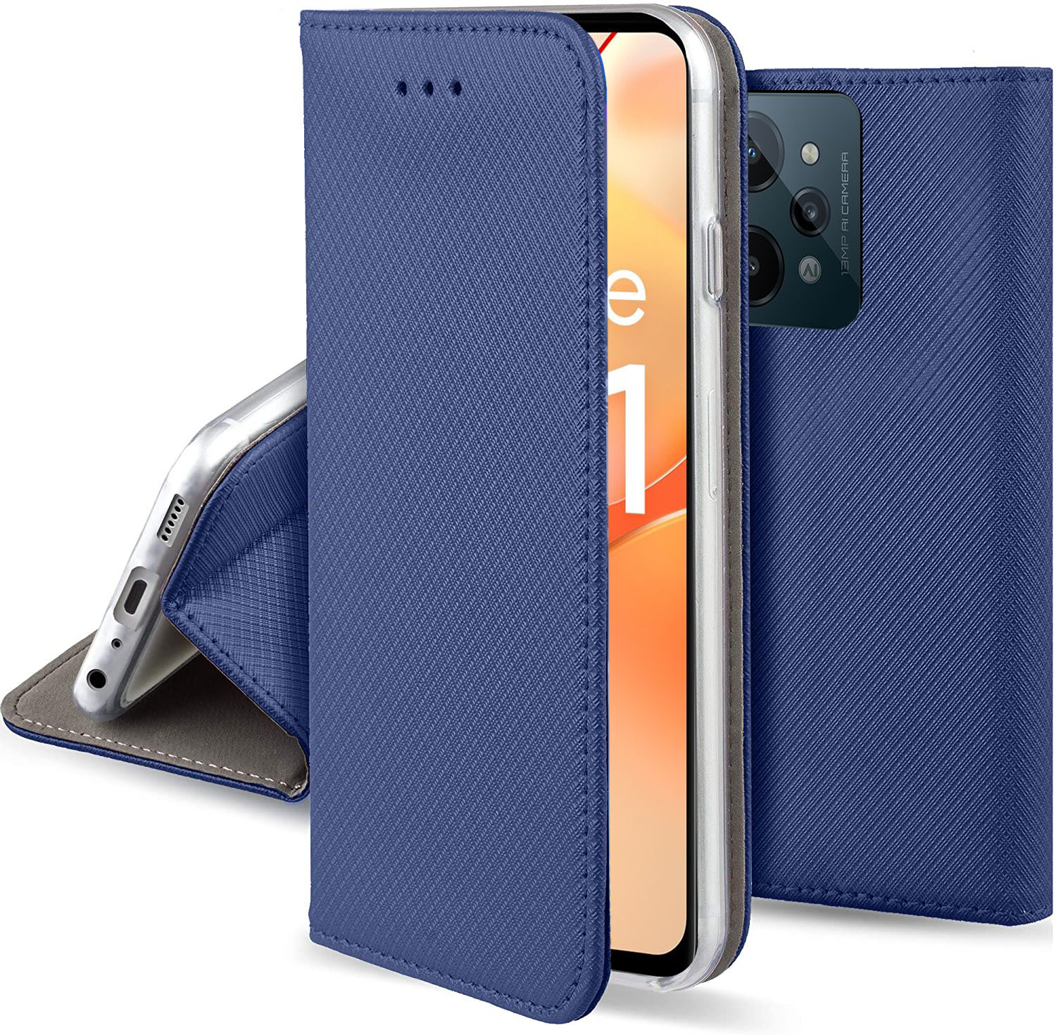 

Etui Do Realme C31 Magnet Smart Case Szkło