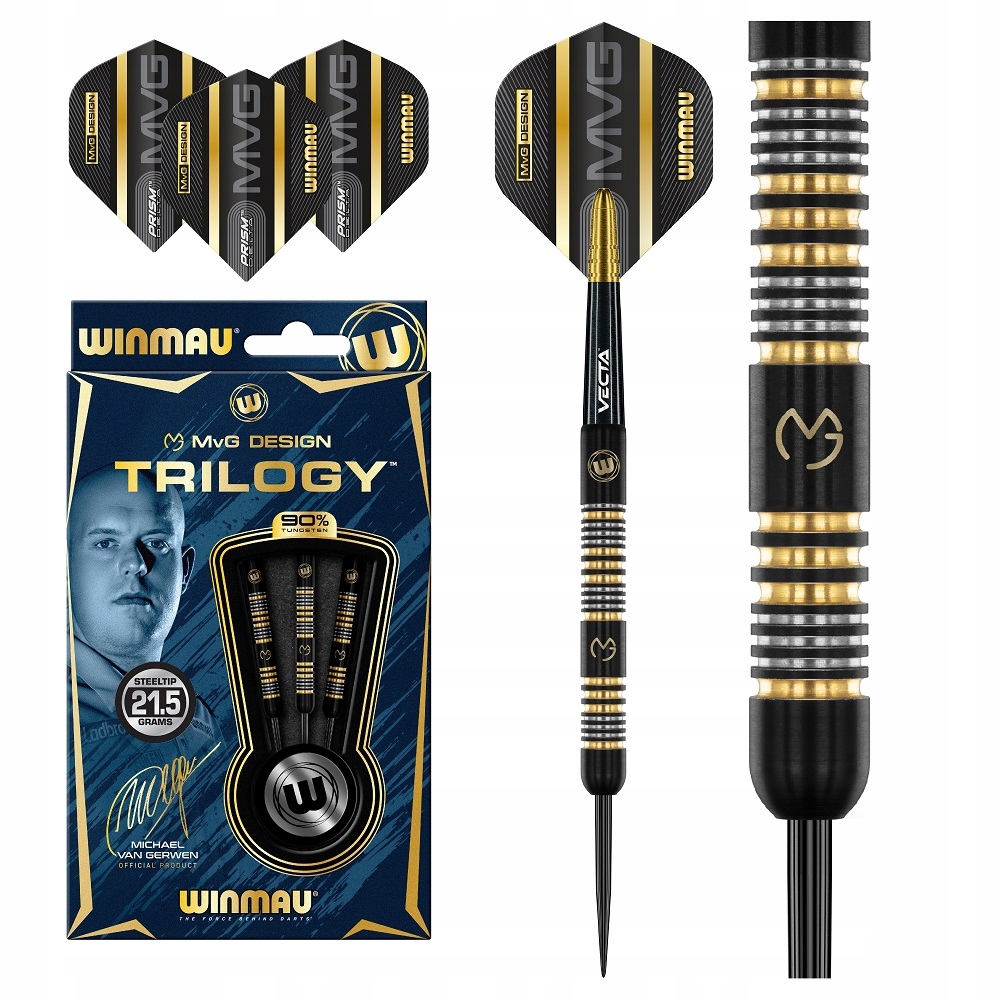 Lotki Rzutki Winmau Van Gerwen Mvg Trilogy 21,5G