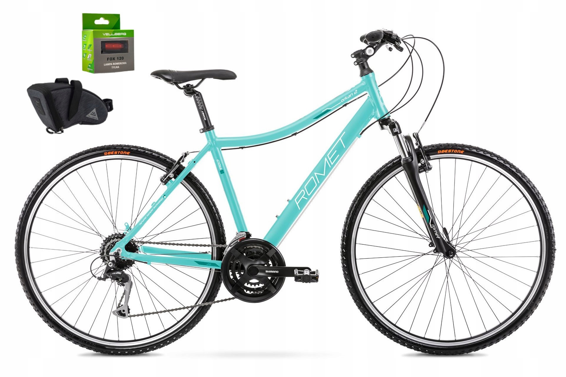Rower 28 Romet Orkan 2 D turkusowy 15"