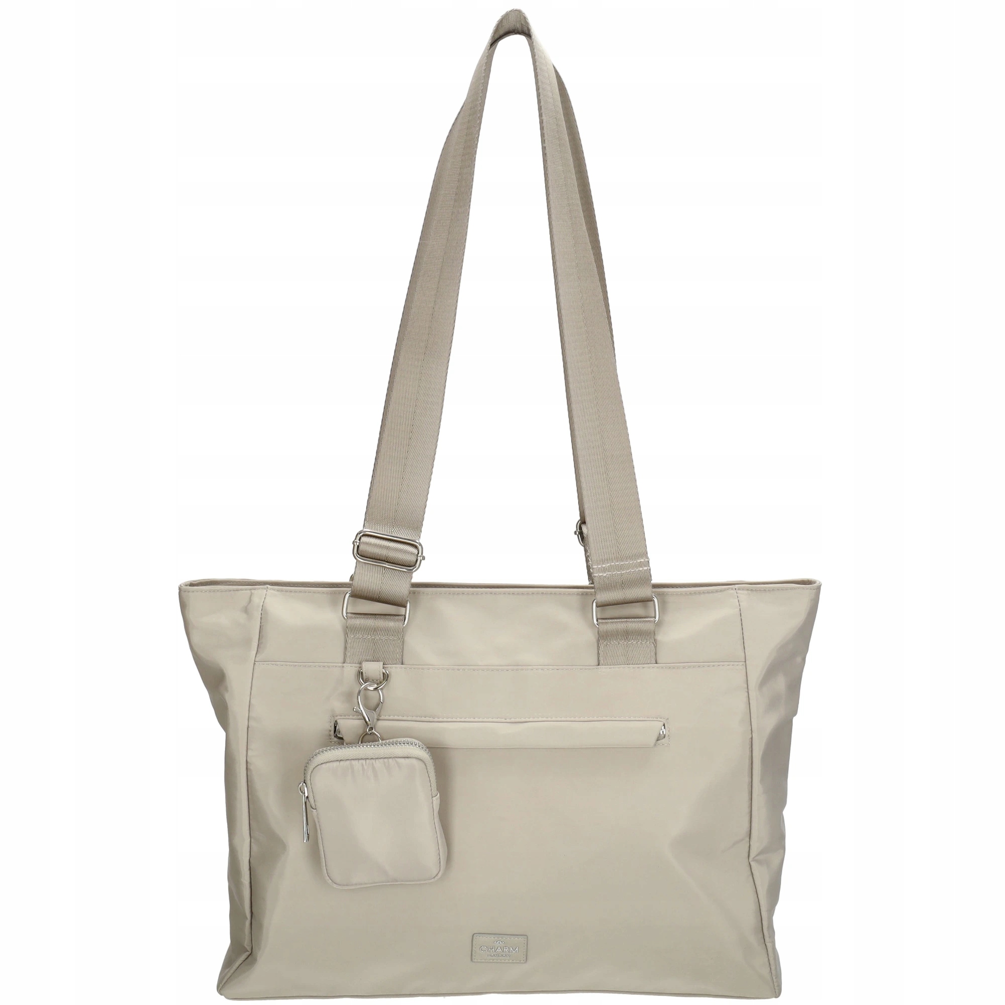 Charm London dámská shopper taška Odeon světle šedá