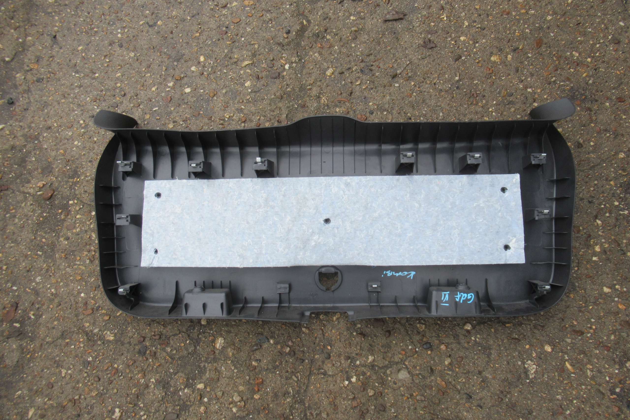 VW GOLF VI upholstery bonnet rear part 1K9867605B
