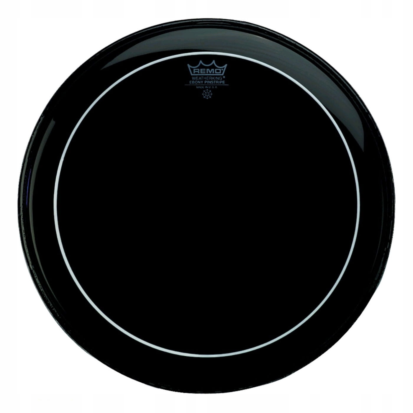 Remo Pinstripe Ebony Bass 20"