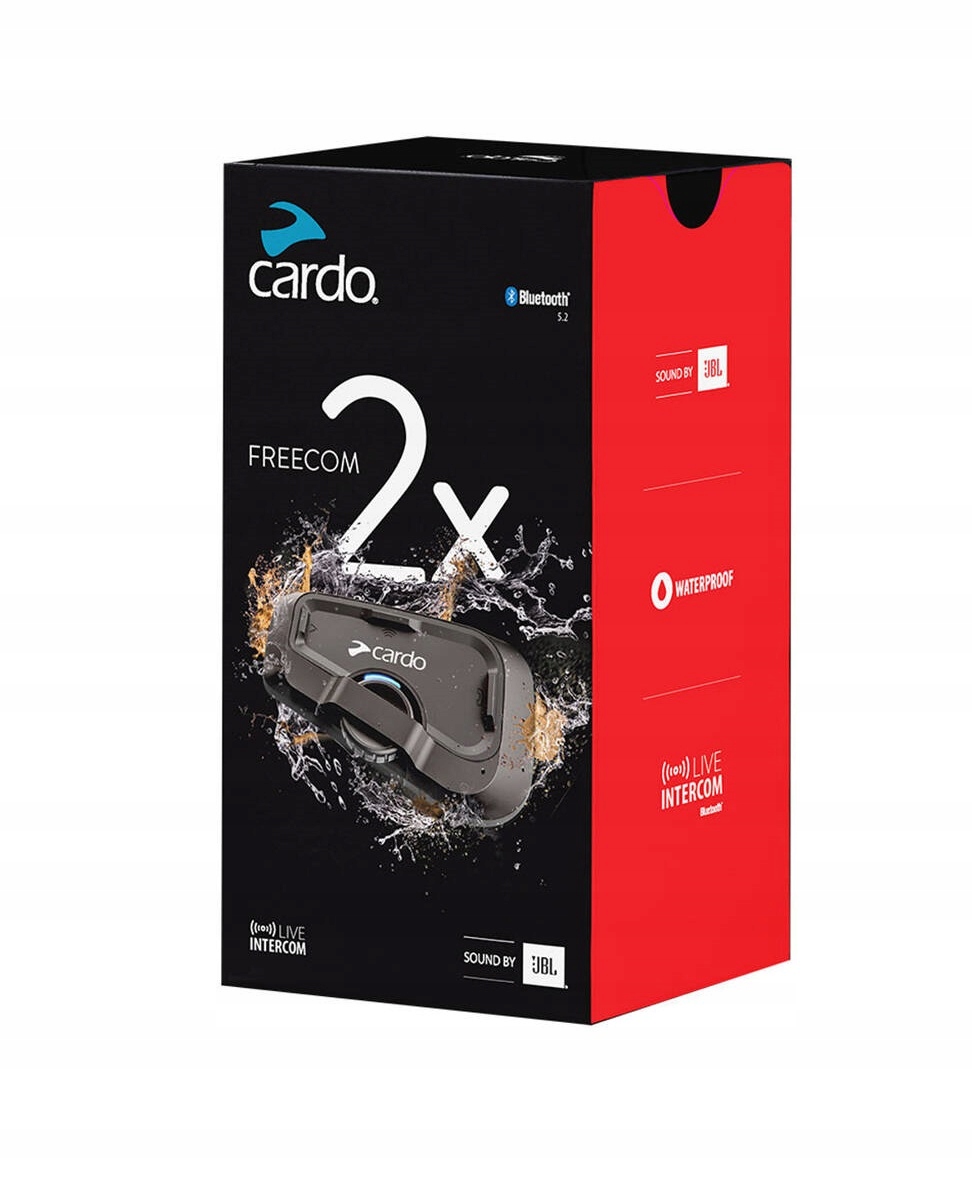Interkom Cardo Freecom 2X Jbl na 1 kask