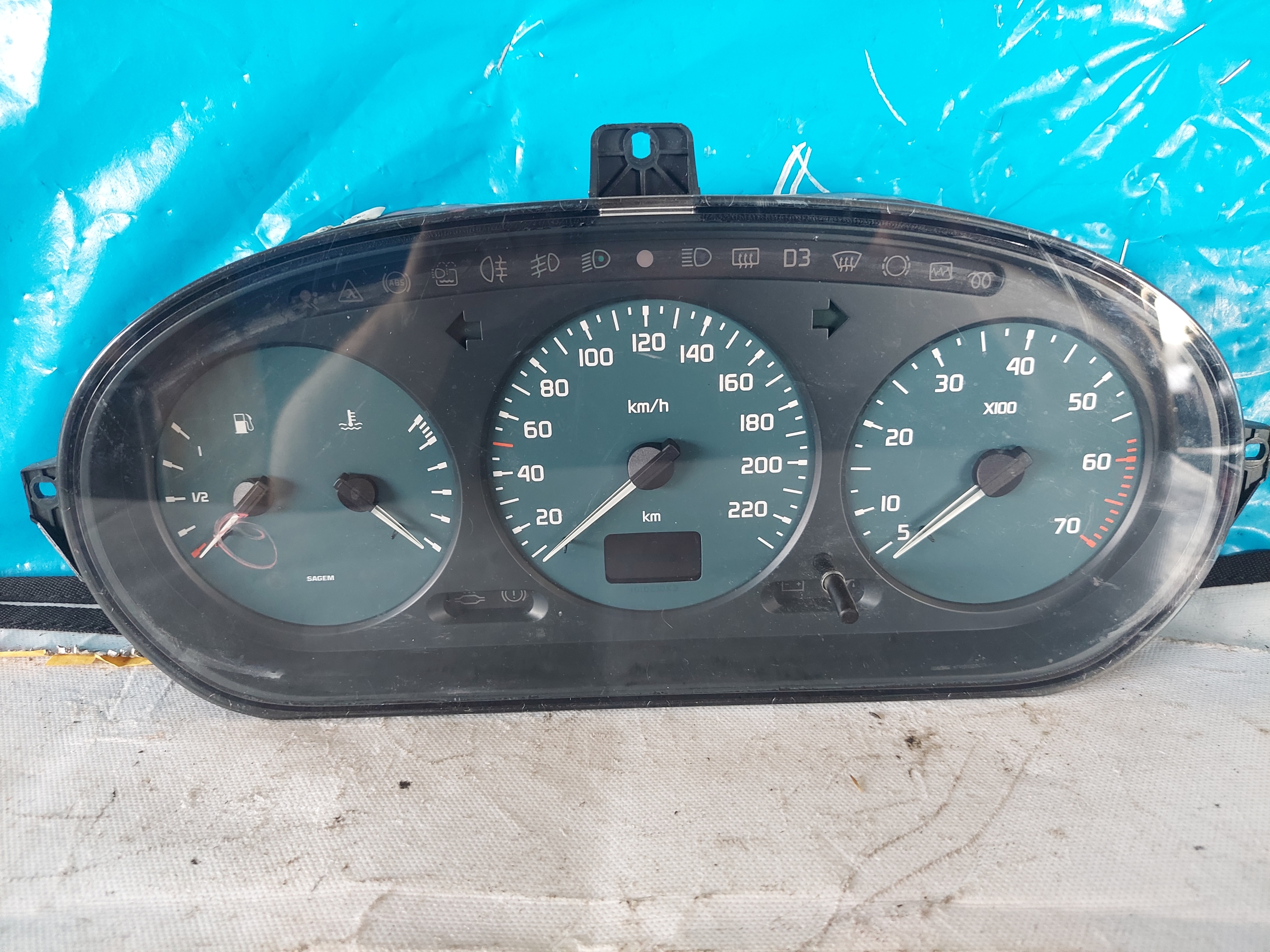 dials clock SCENIC 1.6 16V 7700844181D