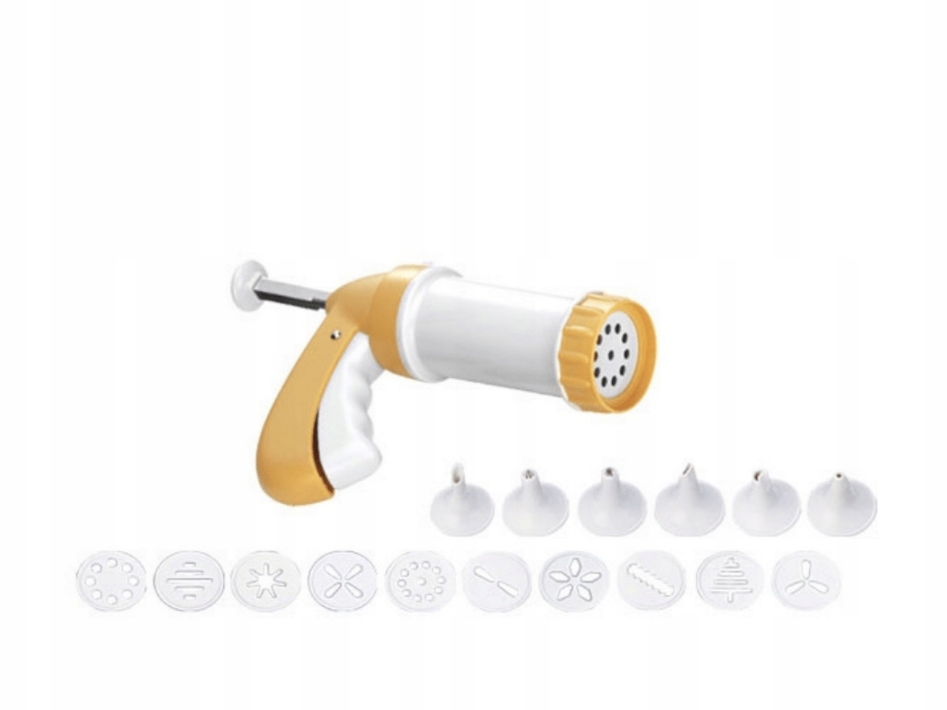 Dekorator praska wyciskacz do ciasta Tescoma Delic Kolor dominujący biały