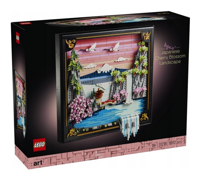 Lego 31218 Art – Japonská Krajina S Kvetoucí Třešní