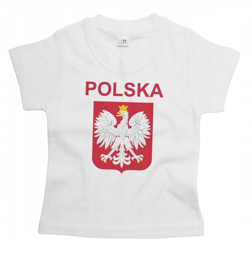 

Koszulka junior Polska Dla Kibica Godło Orzeł 80