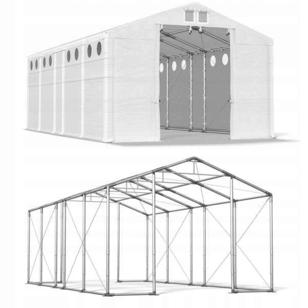 Namioty Wystawowe 4x9m [3,5m] Garaże Das 620 Wp
